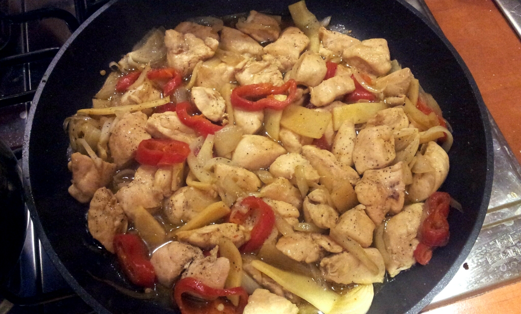 Piept de pui cu bambus